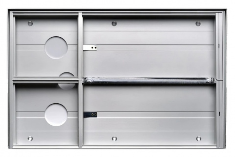 4FK 204 52 - Stříška GARANT horizontální nad omítku pro 2 moduly a 4M jmenovník