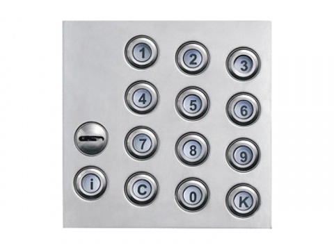 4FN 230 99.5/P - číselnice KARAT INOX, 2-BUS , podsvit, se Z