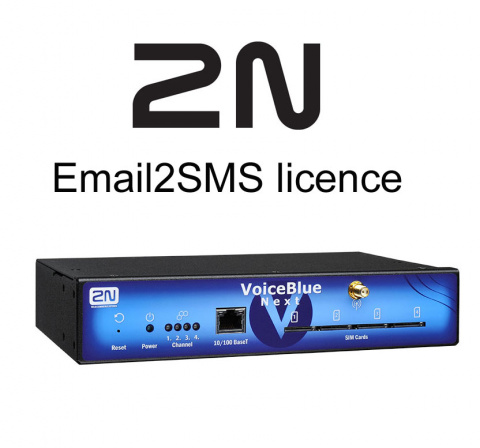 5051091E - VoiceBlue Next gateway Email2SMS licence pro 10 uživatelů