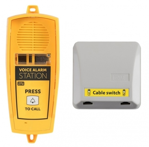 9136611ESET - Lift1 Voice Alarm Station SET, 1 x audio hláska + switch