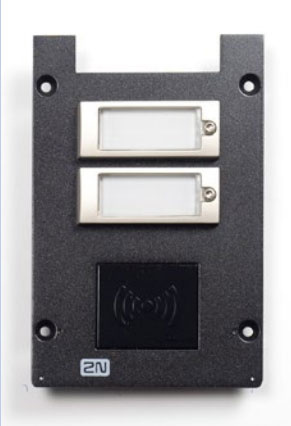 9151914 - 2N® IP Force náhradní přední panel, 2 tlačítka, pro verzi se čtečkou