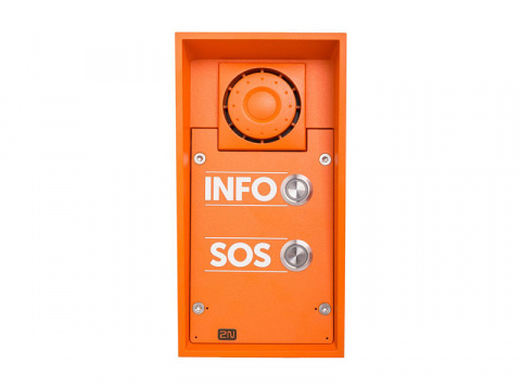 9152102W - IP Safety 2 tlačítka INFO SOS, 10W reproduktor.