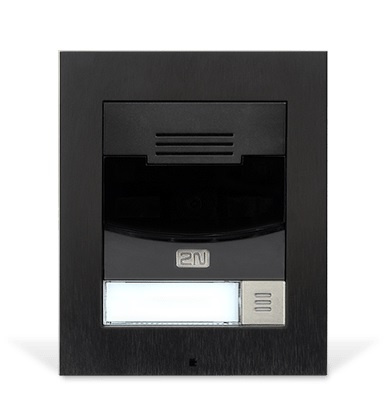 9155301BF - IP Solo instalace do zdi, bez kamery, černá (obsahuje instalační rám)