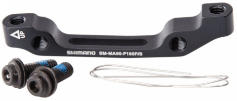 adaptér kotoučové brzdy Shimano přední 160mm standard ultimate original baleni