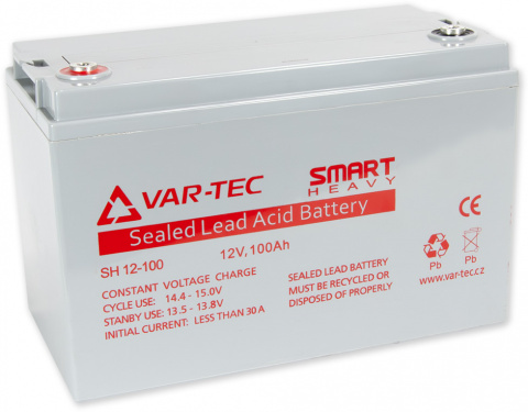 Smart Heavy 12V/100Ah - akumulátor SH12-100, životnost 6-10 let