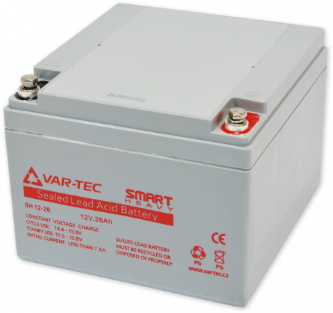 Smart Heavy 12V/26Ah - akumulátor SH12-26, životnost 6-10 let