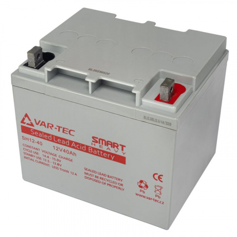 Smart Heavy 12V/40Ah - akumulátor SH12-40, životnost 6-10 let