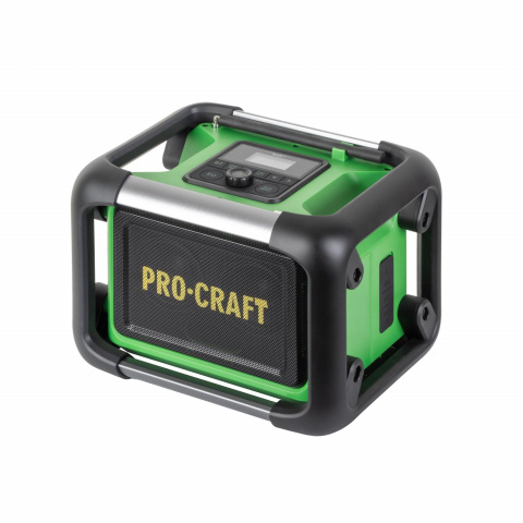 Aku rádio Procraft PJS20 DAB+, FM, Bluetooth 5.3, 80W (bez baterie a nabíječky) | PJS20bb