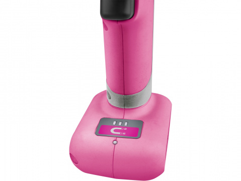 Aku šroubovák růžový Lady 12 V / 1500 Ah  Li-On Extol 402402