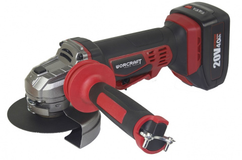 Aku úhlová bruska 115mm 20V Worcraft CAG-S20Li bez baterie a nabíječky 113904