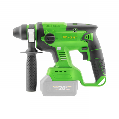 Aku vrtací kladivo Procraft PHA20 (bez baterie a nabíječky) SDS Plus | PHA20bb