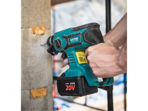 Aku vrtací kladivo SHARE20V, 1,7J, SDS plus, BRUSHLESS, 20V Li-ion, 2000mAh 8791818