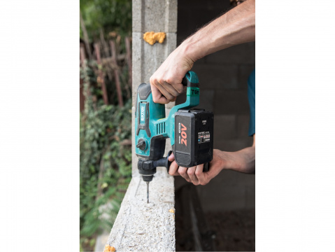 Aku vrtací kladivo SHARE20V, 1,7J, SDS plus, BRUSHLESS, 20V Li-ion, 2000mAh 8791818