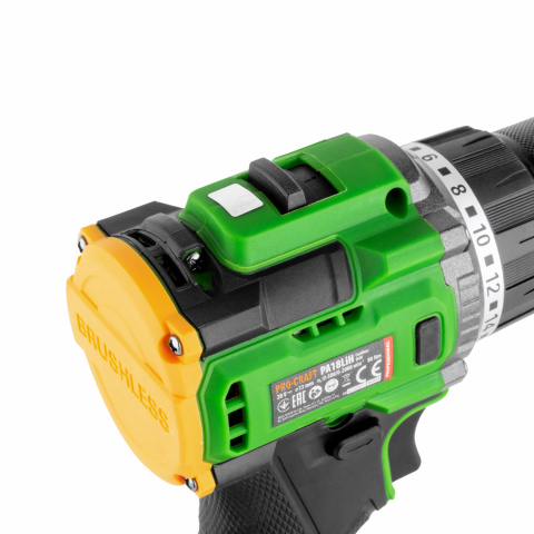 Aku vrtací šroubovák Procraft PA18LiH  se sadou bitů BS-37 | SPA18LiH-1B-C/BS-37