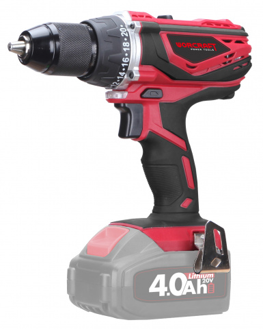 Aku vrtací šroubovák s příklepem 20V Worcraft CHD-S20Li bez baterie a nabíječky 113900