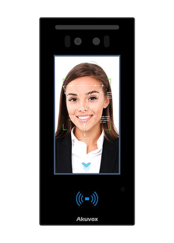 Akuvox A05C - přístupový terminál FaceID, NFC, BT a QR code