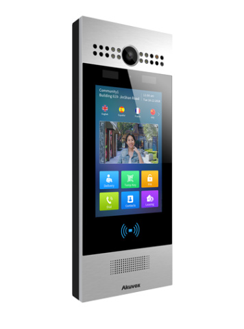 Akuvox R29C Android Smart Video Intercom s FaceID a duální kamerou stříbrná/černá