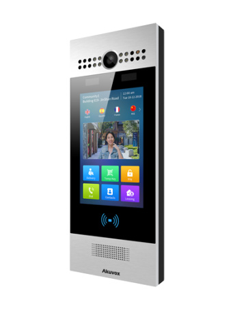 Akuvox R29C Android Smart Video Intercom s FaceID a duální kamerou stříbrná/černá