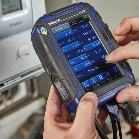 Analyzátor spalin Wöhler A 450 L (CO 5 000ppm)