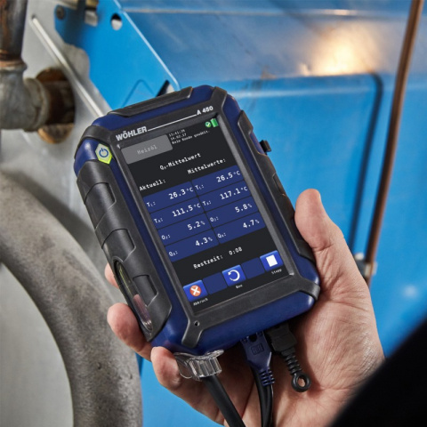 Analyzátor spalin Wöhler A 450 NO (CO 10 000 ppm + NO 3 000ppm)