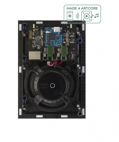 ARTSOUND CORE 160 - aktivní vestavný obdelníkový reproduktor WiFi Artcore, 6", 90 W