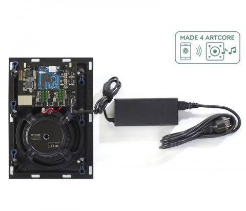 ARTSOUND CORE 160 - aktivní vestavný obdelníkový reproduktor WiFi Artcore, 6", 90 W