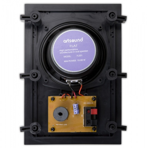 ARTSOUND FL301 - vestavný reproduktor, obdélník, plochý, 80 W