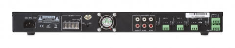 ARTSOUND MX-120M - 19” mixážní 100 V zesilovač s integrovaným přehrávačem a FM rádiem