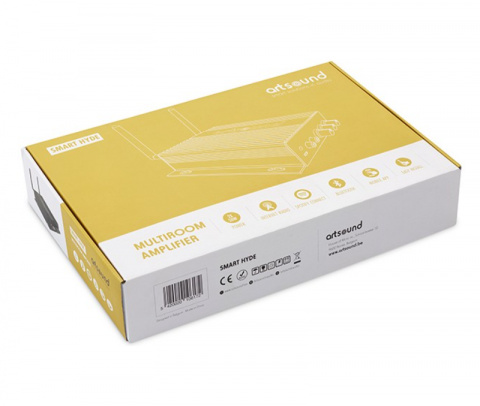 ARTSOUND SMART HYDE - Malý multiroom zesilovač 2 x 50 W, Tidal, Bluetooth, AirPlay, rádio