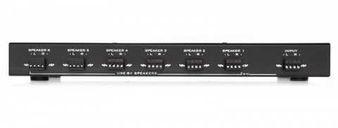 ARTSOUND SVC6.2 B - distributor signálu pro 6 zón, černý