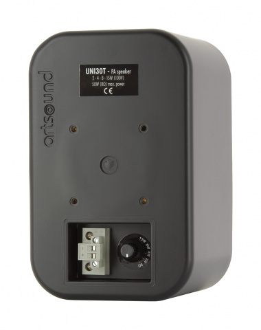 ARTSOUND UNI30T B - nástěnný 100 V reproduktor- černý