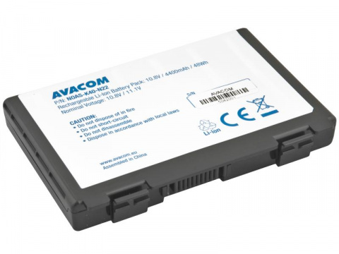 Asus K40/K50/K70 Li-Ion 10,8V 4400mAh