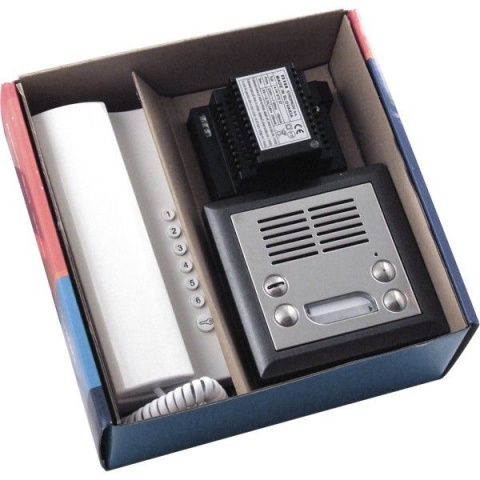 Audiosada 2-BUS Tesla Stropkov KARAT pro 1 účastníka (nerez INOX) - po doplnění 2.DT interkom