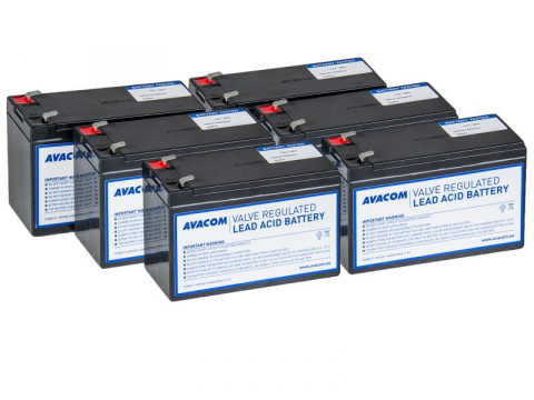 AVACOM AVA-RBP06-12090-KIT AEG, Armac, CyberPower, Dell, Eaton, Effekta, FSP Fortron, HP, IBM, Legrand, nJoy, Phoenixtec, PowerWalker, Tripp Lite, Vertiv