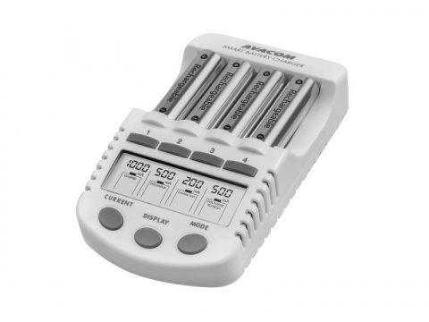 AVACOM JVL-505 Inteligentní nabíječka baterií (AA, AAA)