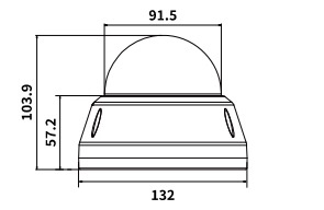 AVTECH DGM8449SVATP - 8MPX Motorzoom IP Dome kamera