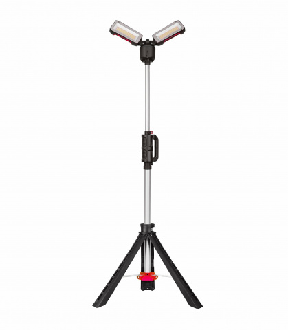 AWTOOLS Aku světlo LED reflektor se stojanem, 45W, 6000lm