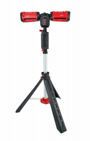 AWTOOLS Aku světlo LED reflektor se stojanem, 45W, 6000lm