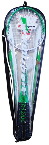 badmintonová sada Kubisport s pouzdrem + košíček
