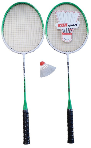 badmintonová sada Kubisport s pouzdrem + košíček