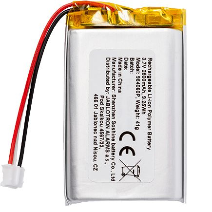 BAT-3V7-2500 - Li-Polymer akumulátor pro JA-156E