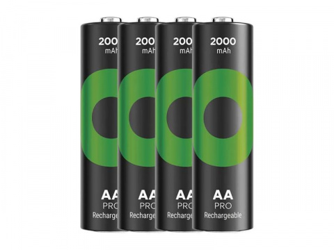 Baterie AA (R6) nabíjecí 1,2V/2000mAh GP Recyko Pro Professional 4ks