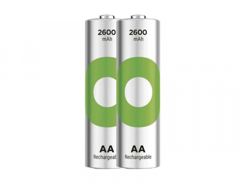 Baterie AA (R6) nabíjecí 1,2V/2600mAh GP Recyko 2ks
