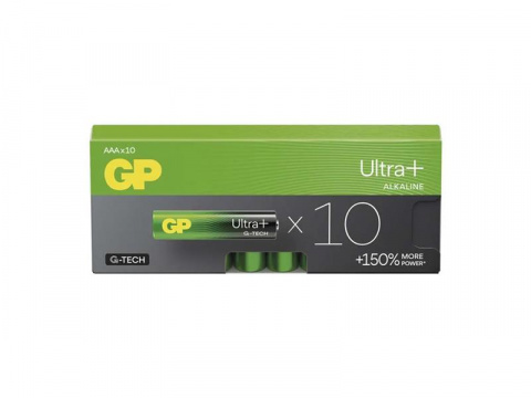 Baterie AAA (R03) alkalická GP Ultra Plus 10ks