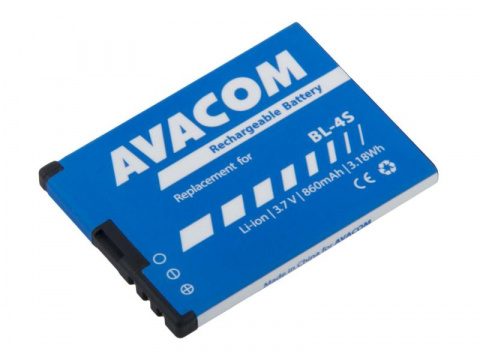 Baterie do mobilu Nokia 3600 Slide, 2680 Li-Ion 3,7V 860mAh (náhrada BL-4S)