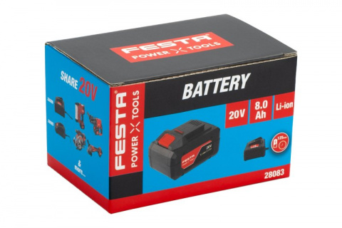 Baterie Li-ion do AKU nářadí FESTA SHARE20V 8.0Ah