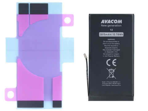 Baterie pro Apple iPhone 12, 12 Pro, Li-Ion 3,83V 2815mAh (náhrada A2479)