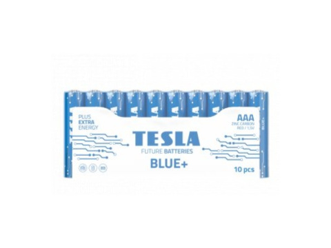 Baterie Tesla BLUE+ AAA tužková baterie 10ks, (R03, shrink)