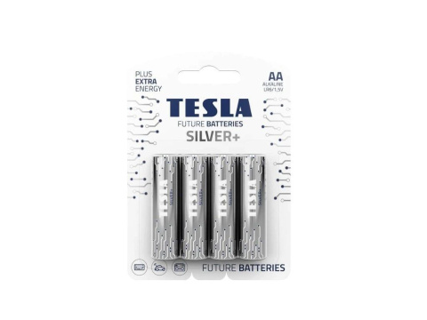 Baterie Tesla SILVER+ AA tužková baterie 4ks, (LR06, blistr)