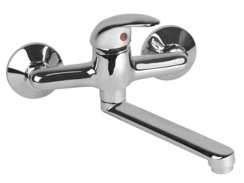 baterie umyvadlová/dřezová, 150mm, ram. 20cm, 35mm, chrom, VIKING